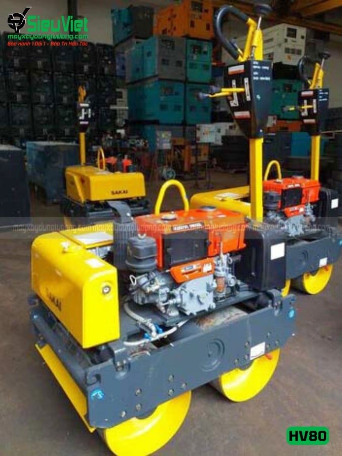 Xe lu rung dắt tay 760Kg Sakai HV80 Nhật Bản
