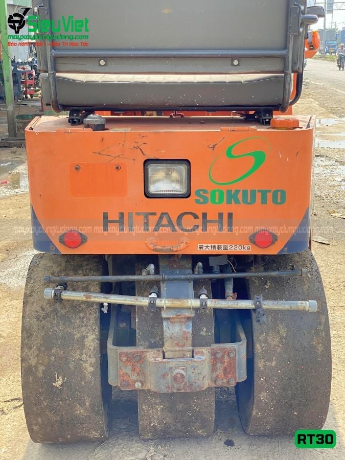 Xe lu tĩnh bánh lốp 2.7 tấn Hitachi RT30 Nhật Bản (80285)