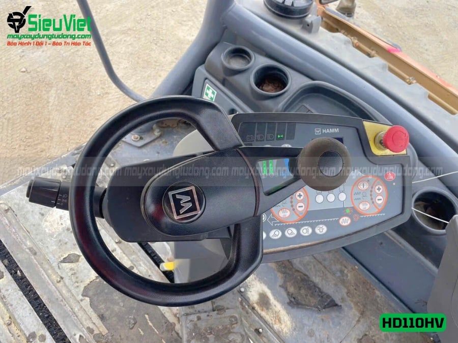 Xe lu rung 10.6 Tấn HAMM HD110HV Germany (Năm 2019)