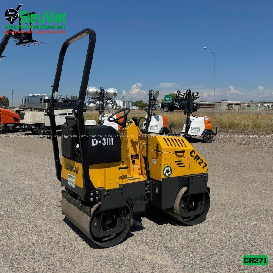 Xe lu rung nhỏ 1.5 tấn Sakai CR271 Nhật Bản (Mới 100%)