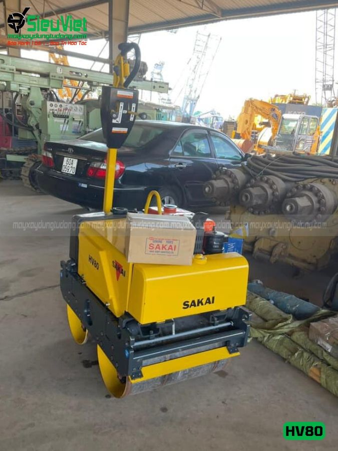 Xe lu rung dắt tay 760Kg Sakai HV80 Nhật Bản