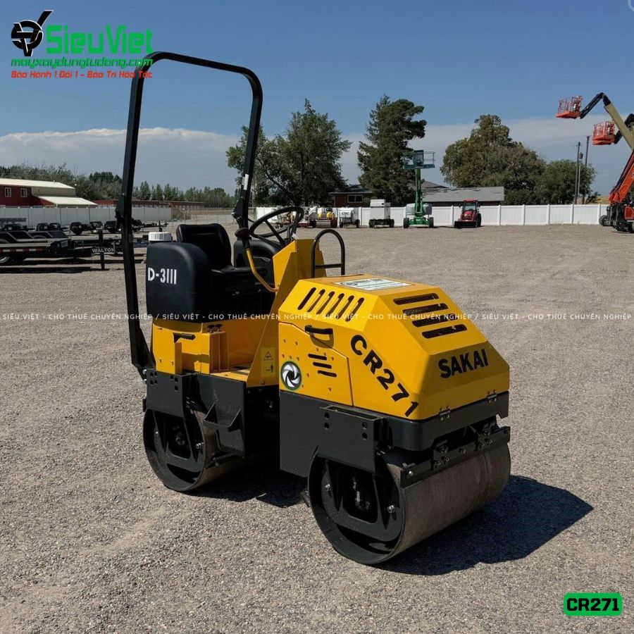 Xe lu rung nhỏ 1.5 tấn Sakai CR271 Nhật Bản (Mới 100%)