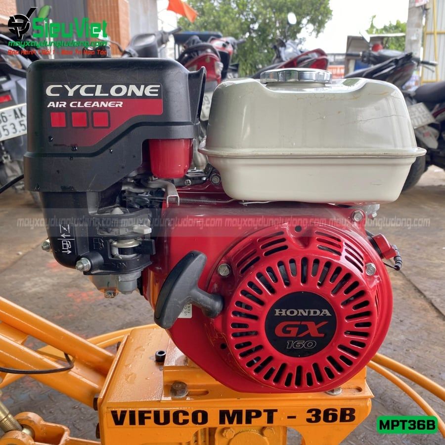 Máy xoa nền đơn Vifuco MPT36B, động cơ Honda GX160