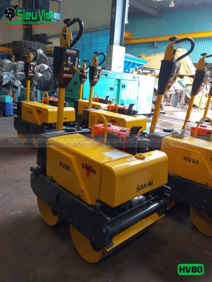 Xe lu rung dắt tay 760Kg Sakai HV80 Nhật Bản