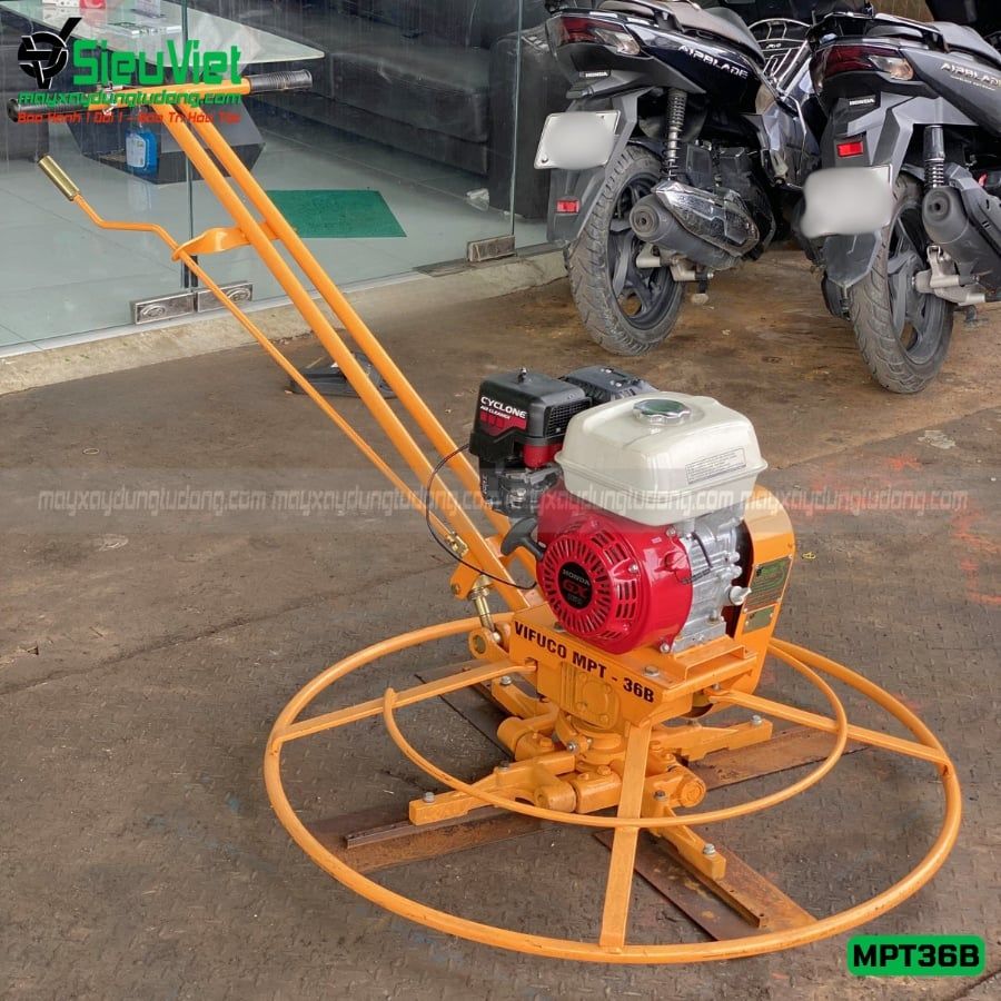 Máy xoa nền đơn Vifuco MPT36B, động cơ Honda GX160