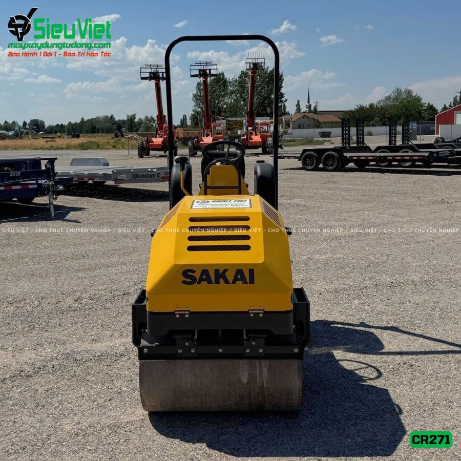 Xe lu rung nhỏ 1.5 tấn Sakai CR271 Nhật Bản (Mới 100%)