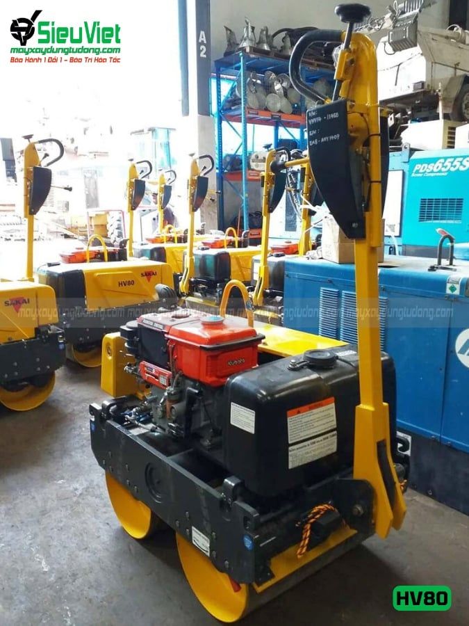 Xe lu rung dắt tay 760Kg Sakai HV80 Nhật Bản