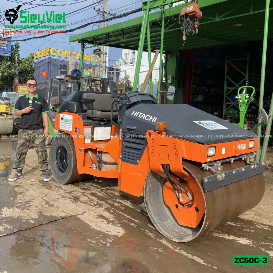 Xe lu rung 3.6 tấn Hitachi ZC50C-3 Nhật Bản