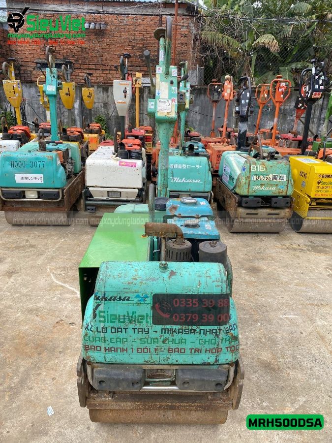 Lu rung dắt tay 590Kg Mikasa MRH500DSA Nhật Bản