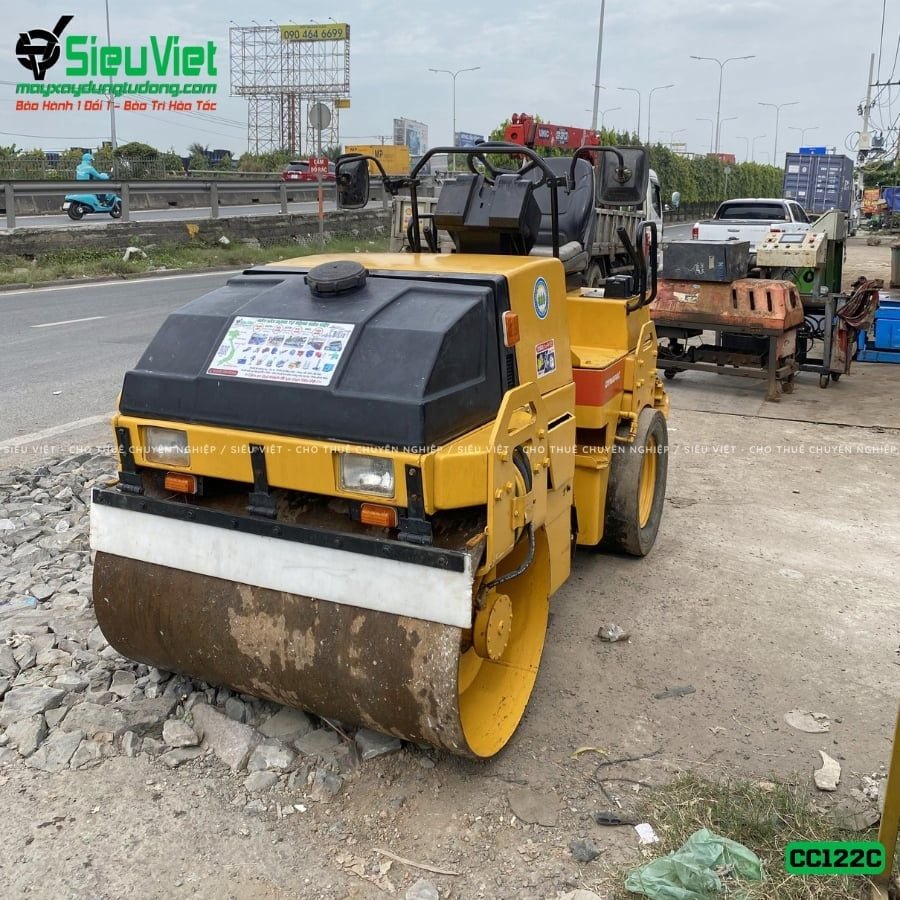 Xe lu rung nhỏ 2.4 Tấn Dynapac CC122C Thuỵ Điển (10203)