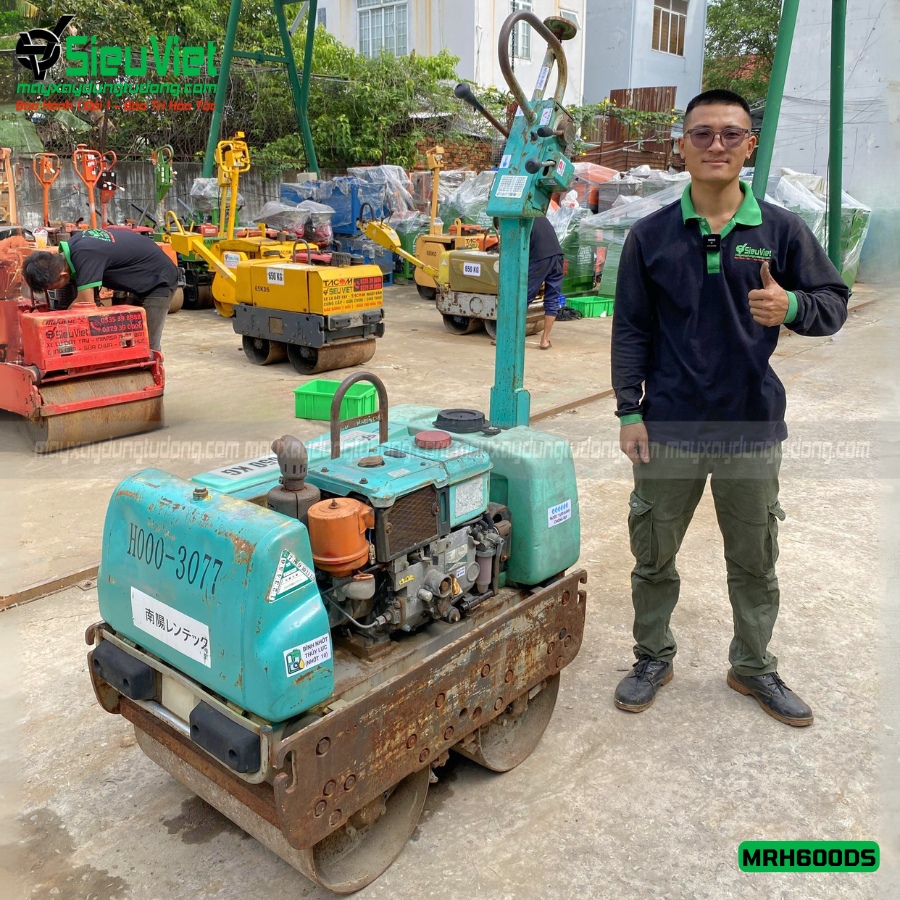 Xe lu rung dắt tay 650Kg Mikasa MRH600DS Nhật Bản
