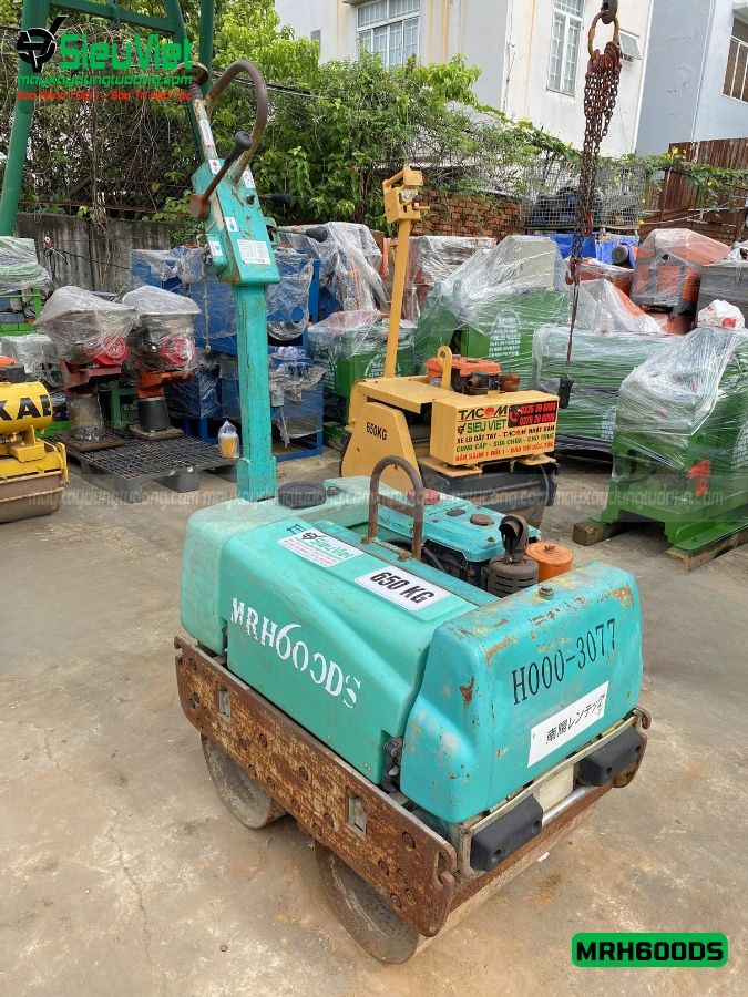 Xe lu rung dắt tay 640Kg Mikasa MRH600DS Nhật Bản (L5387)