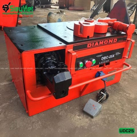 Thuê Tháng Máy uốn cắt sắt phi 6-25mm UDC25 Nhật Bản - Điện 220V, 1 Pha