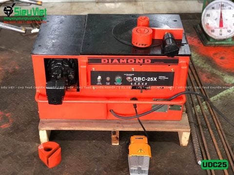 Thuê Tháng Máy uốn cắt sắt phi 6-25mm UDC25 Nhật Bản - Điện 220V, 1 Pha