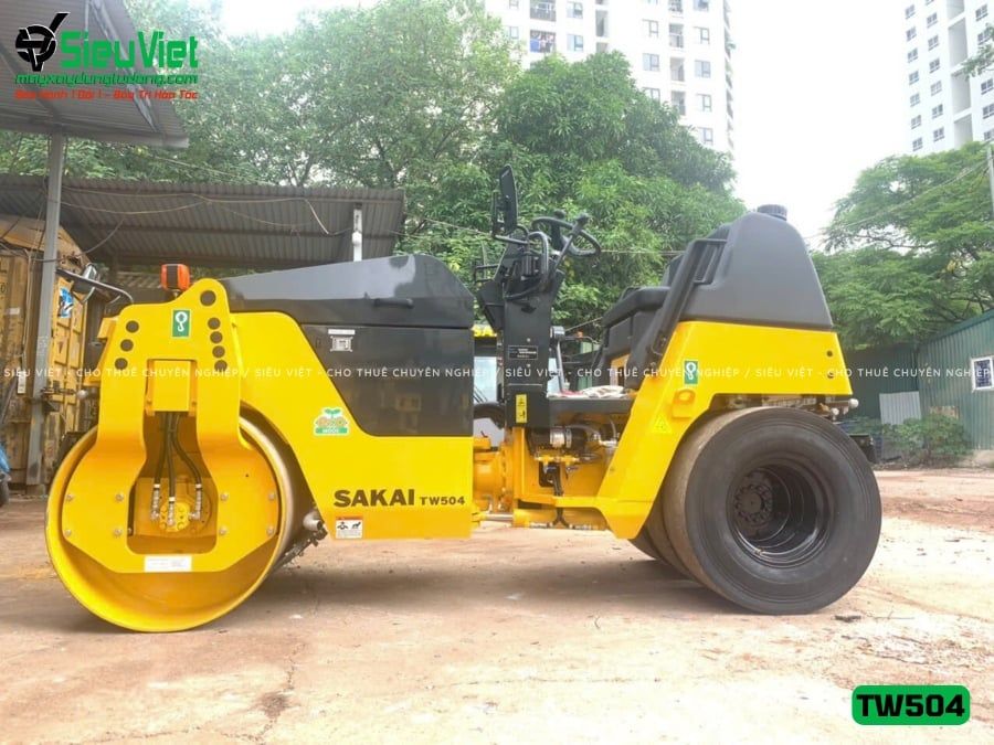 Xe lu rung nhỏ 3.5 tấn Sakai TW504 Nhật Bản (Mới 100%)