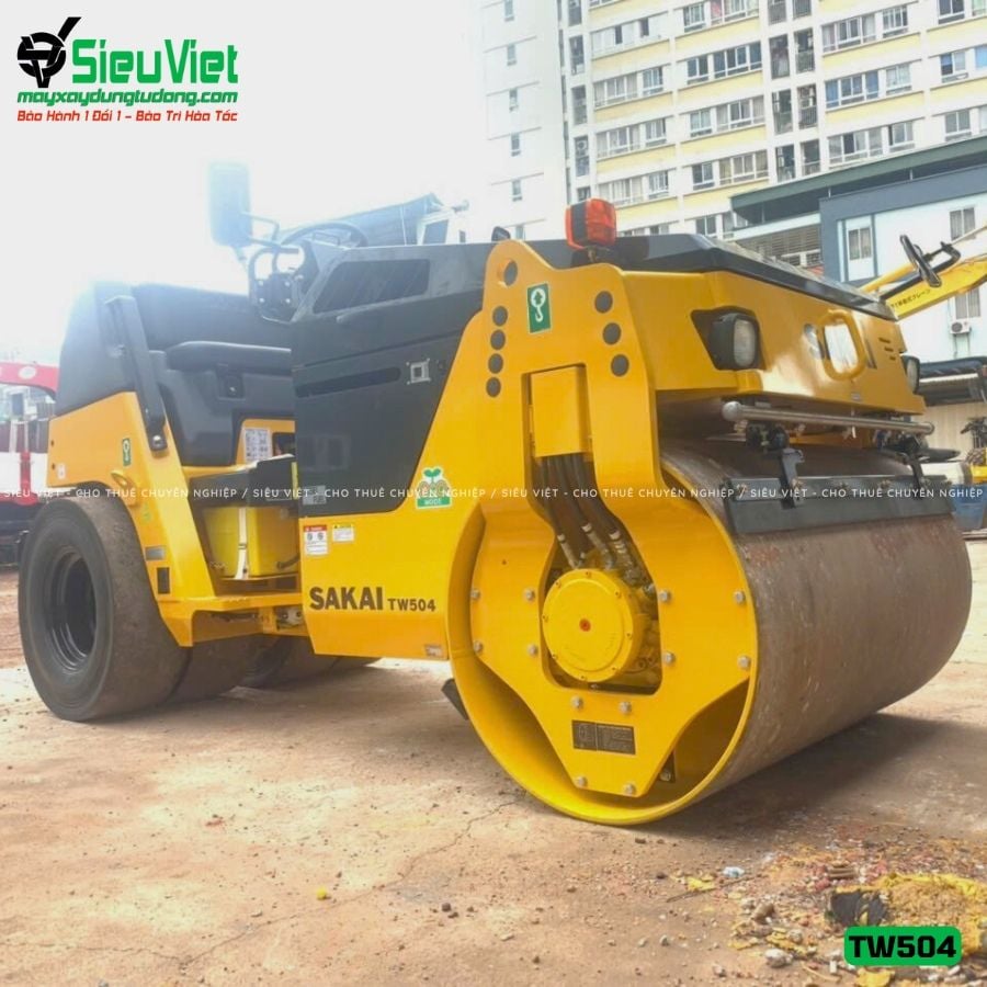 Xe lu rung nhỏ 3.5 tấn Sakai TW504 Nhật Bản (Mới 100%)