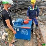 (Cho Thuê Ngày) Máy uốn tròn sắt phi 12-32mm R32 Nhật Bản - Điện 380V, 3 Pha