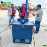 (Cho Thuê Ngày) Máy uốn tròn sắt phi 12-36mm R42 Nhật Bản - Điện 380V, 3 Pha