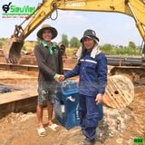 (Cho Thuê Ngày) Máy uốn tròn sắt phi 12-32mm R32 Nhật Bản - Điện 380V, 3 Pha