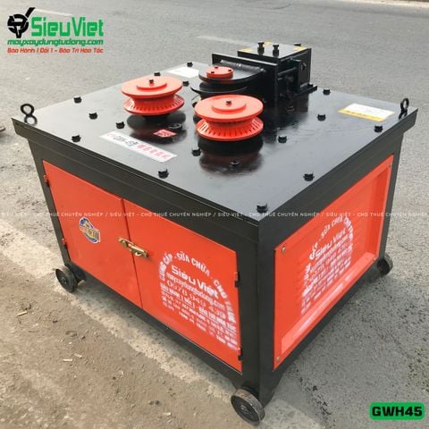 Thuê Tháng Máy uốn vòng tròn thép GWH45 Trung Quốc - Điện 3 Pha