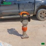 (Cho Thuê Tuần) Máy đầm cóc xăng 60-69Kg DC6 Nhật Bản - Động cơ xăng