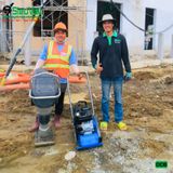 (Cho Thuê Tháng) Máy đầm cóc xăng 60-69Kg DC6 Nhật Bản - Động cơ xăng