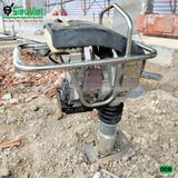 (Cho Thuê Tuần) Máy đầm cóc xăng 60-69Kg DC6 Nhật Bản - Động cơ xăng