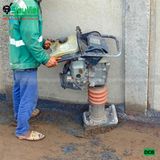 (Cho Thuê Tháng) Máy đầm cóc xăng 60-69Kg DC6 Nhật Bản - Động cơ xăng