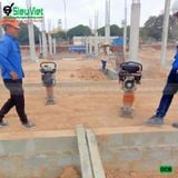 (Cho Thuê Tháng) Máy đầm cóc xăng 60-69Kg DC6 Nhật Bản - Động cơ xăng