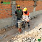 (Cho Thuê Tuần) Máy đầm cóc xăng 60-69Kg DC6 Nhật Bản - Động cơ xăng