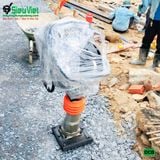 (Cho Thuê Tháng) Máy đầm cóc xăng 60-69Kg DC6 Nhật Bản - Động cơ xăng