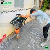 (Cho Thuê Tháng) Máy đầm cóc xăng dưới 60Kg DC5 Nhật Bản - Động cơ xăng