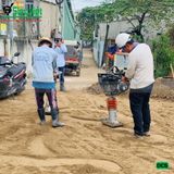 (Cho Thuê Tháng) Máy đầm cóc xăng dưới 60Kg DC5 Nhật Bản - Động cơ xăng