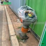 (Cho Thuê Tháng) Máy đầm cóc xăng trên 70Kg DC7 Nhật Bản - Động cơ xăng