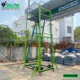 Giàn giáo điện cao 3.5m sàn (Điện 220v, Dân dụng)