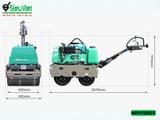Xe lu rung dắt tay 680Kg Mikasa MRH700GS Nhật Bản