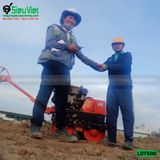(Cho Thuê Tuần) Xe lu dắt tay 500Kg Nhật Bản - Động cơ Diesel