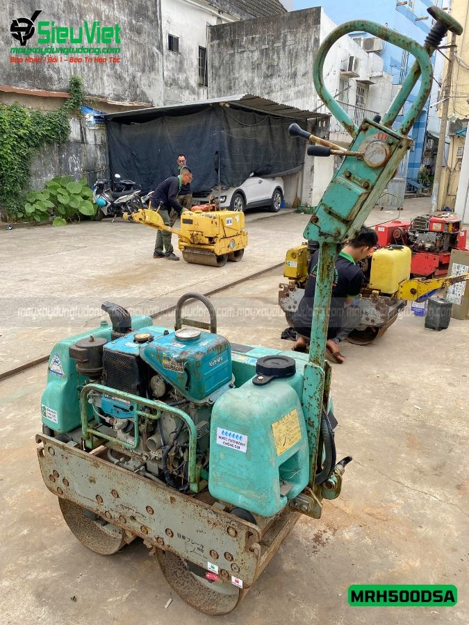 Xe lu rung dắt tay 590Kg Mikasa MRH500DSA Nhật Bản