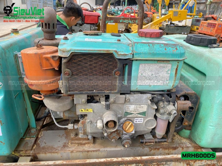 Xe lu rung dắt tay 640Kg Mikasa MRH600DS Nhật Bản (L5387)