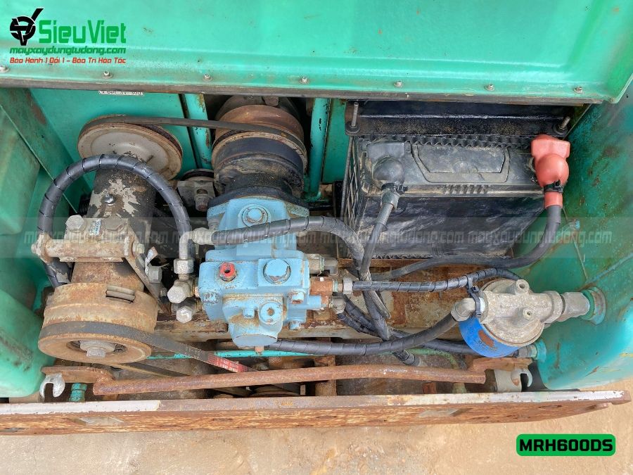 Xe lu rung dắt tay 640Kg Mikasa MRH600DS Nhật Bản (L5387)