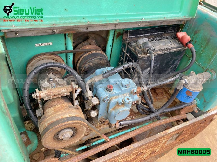 Xe lu rung dắt tay 640Kg Mikasa MRH600DS Nhật Bản (L5387)