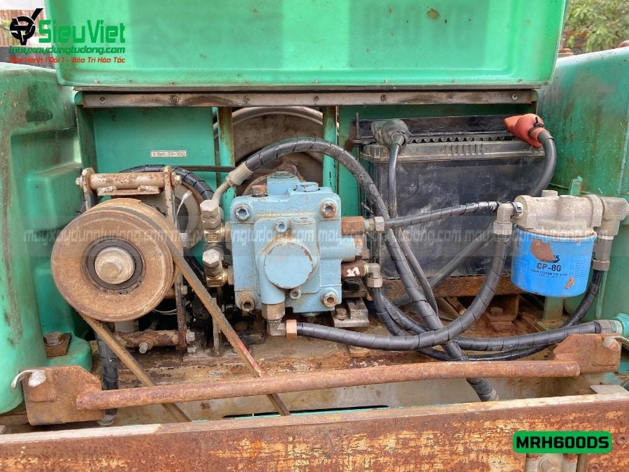 Xe lu rung dắt tay 640Kg Mikasa MRH600DS Nhật Bản (L5387)