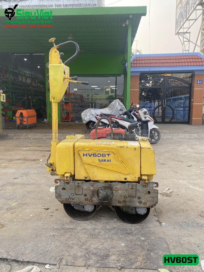 Lu rung dắt tay 650Kg Sakai HV60ST Nhật Bản - Máy Xây Dựng Siêu Việt