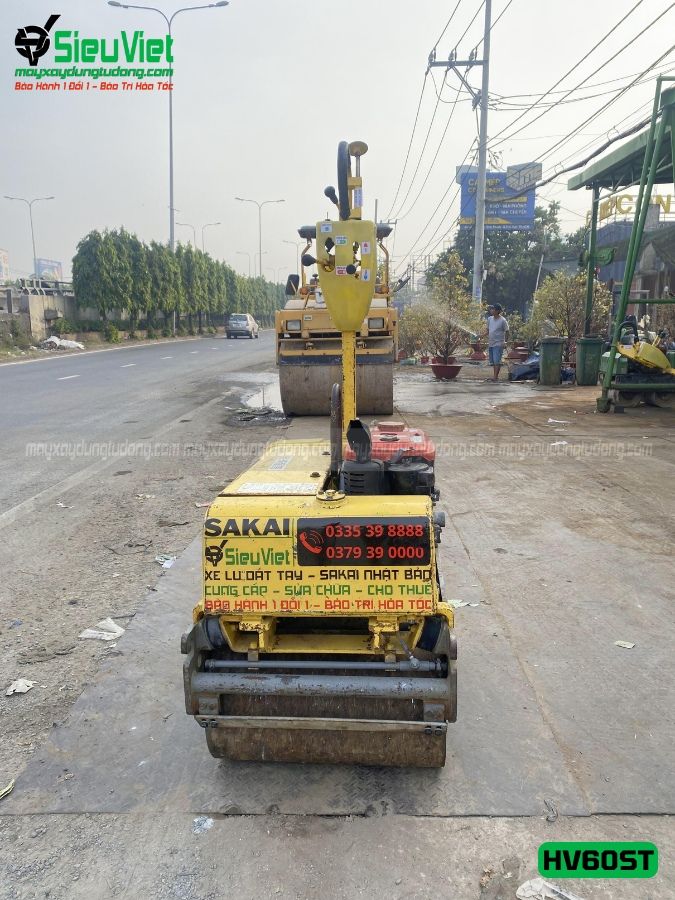 Lu rung dắt tay 650Kg Sakai HV60ST Nhật Bản (40653)