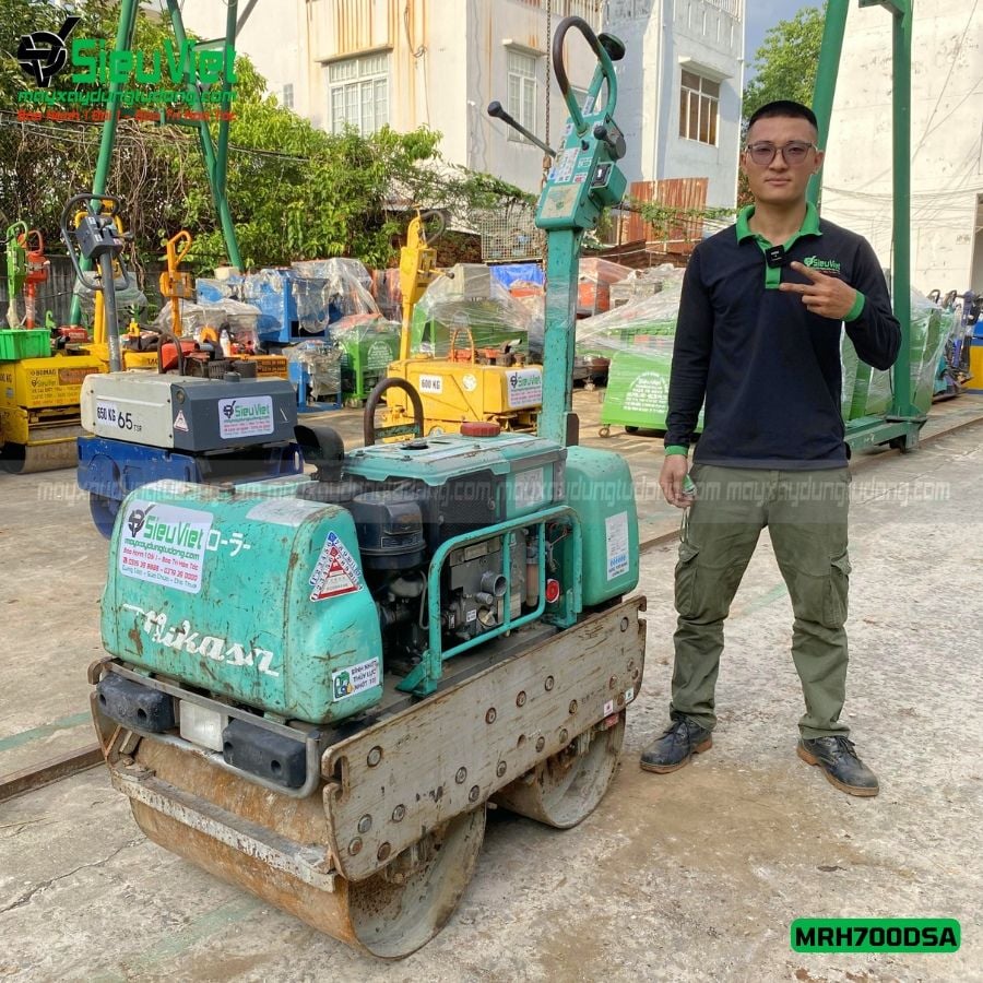 Xe lu rung dắt tay 750Kg Mikasa MRH700DSA Nhật Bản (V6997)