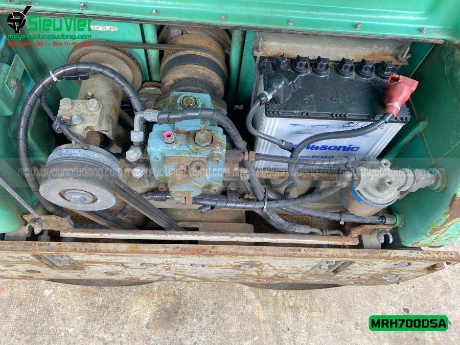 Xe lu rung dắt tay 750Kg Mikasa MRH700DSA Nhật Bản (V6997)