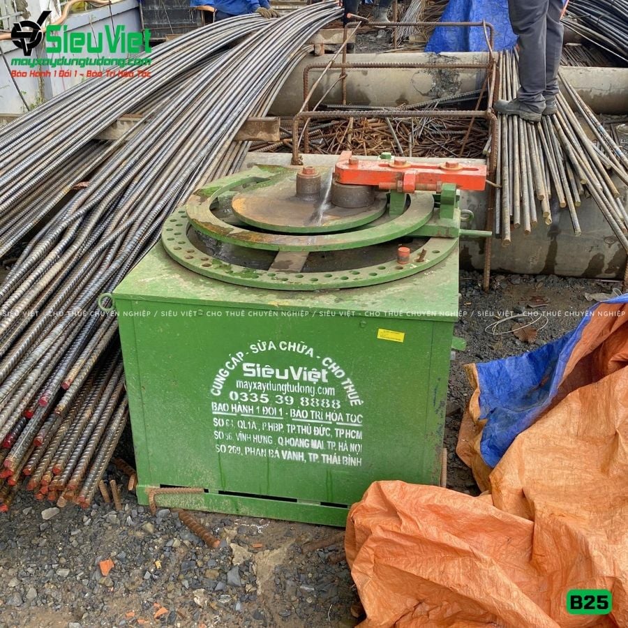 (Cũ) Máy uốn sắt B25 Nhật Bản - Điện 380V, 3 Pha