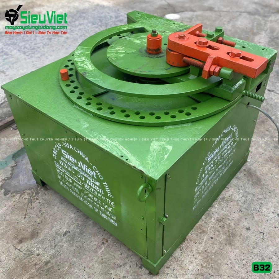 (Cũ) Máy uốn sắt B32 Nhật Bản - Điện 380V, 3 Pha (Loại 3)