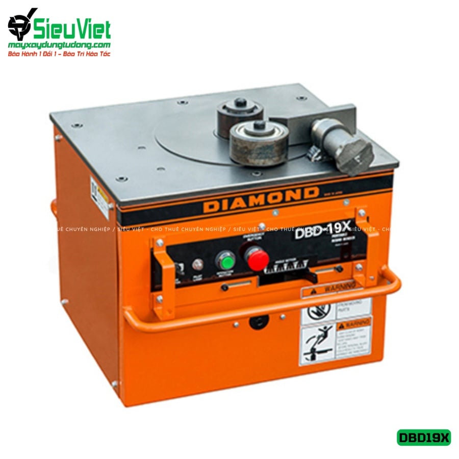 Máy uốn sắt phi 20 Diamond DBD19X Nhật Bản - Điện 220v, 1 Pha
