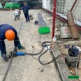 (Cũ) Máy uốn sắt cầm tay phi 16-32 UTL32SC Nhật Bản - Điện 220V, 1 Pha